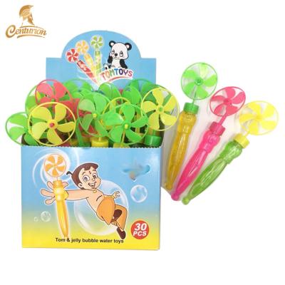 China Bubble Toy Windmill Umbrella Shaped Water Plastic Funny Soap for sale