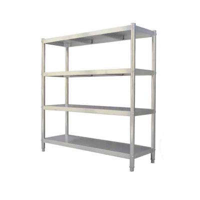 China Commercial Kitchen Storage Shelf Corrosion Protection 4 Layers Stainless Steel for sale