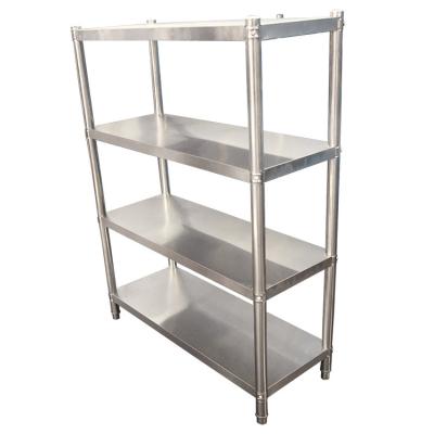 China Corrosion Protection Restaurant Kitchen 201 Stainless Steel Shelves for sale