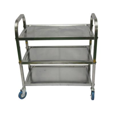 China High Quality Cheap Kitchen Stainless Steel Food Serving Cart Dining Cart for sale