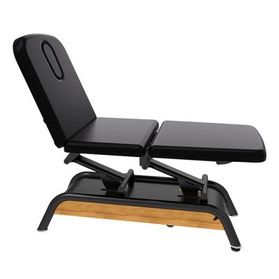 China Milton Treatment Avalon Professional 3 Section Cosmetic Therapy Table Electric Lumbar Physiotherapy Table Massager Physiotherapy Treatment Clinic for sale