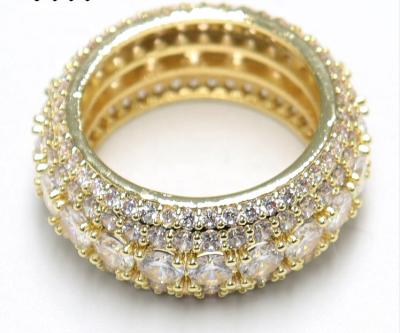 China High Quality New Product Zircon Stone Key Rings Silver Plated Zircon Material Vietnam Rings Men for sale