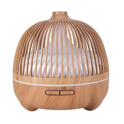 China Hotel Factory Supply Gravity Humidifier Anti Cool-mist Wooden Impeller Humidifier for sale