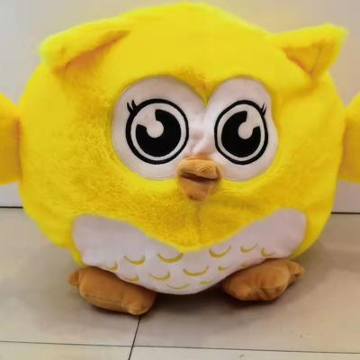 China Cute Lovely Gift Cartoon Owl Air Conditioner Quilt Plush Toy Pillow Two-in-One Tarpaulin LOGO Napping Doll Travel Customers for sale