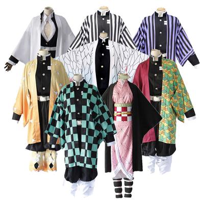 China Tanjirou Nezuko Zenitsu Inosuke Shinobu Kyoujurou Kemetsu No Yaiba Costume Kawaii Anime Demon Slayer Cosplay Costume Kawaii Anime Cosplay for sale