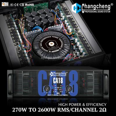 China Lingte/Changcheng CA20 row 2 series high power soundstandard 2ohm soundstandard 2ohm Stable audio amplifier CA20 CA20 row 2 series for sale