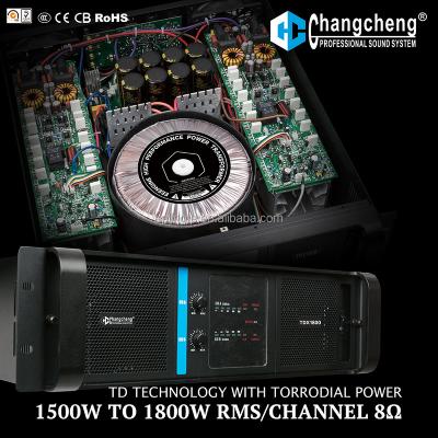 China LINGTE/ChangCheng TDX Series Class TD Module With Toroidal Power, High Power 3U Bass Pumping Sub Power Amplifier 1U/2U/3U for sale