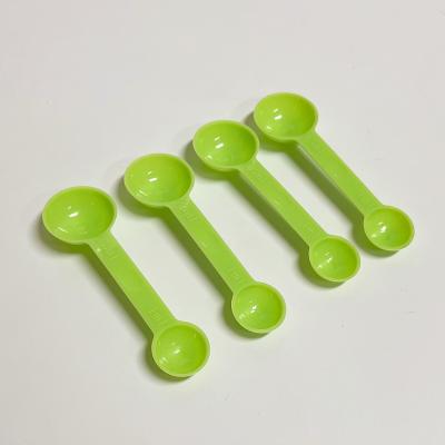 China Disposable reusable double plastic spoon for sale