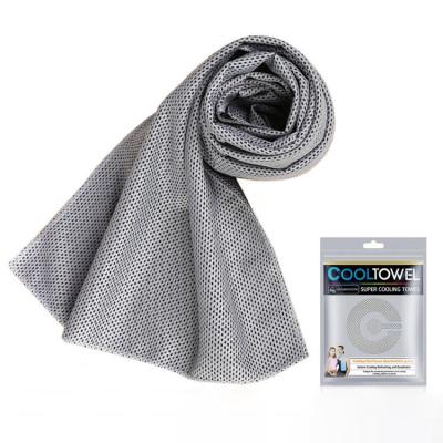 China Outdoor Sports Viable Wholesale Gym Custom Cold Towel Handling Quick-Drying Fitness Microfiber Workout Wiping Sweat Cooling Towel for sale