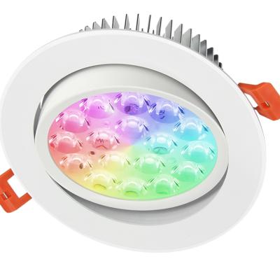 China Downlights 9W RGB LE TDC LED Downlight Spot Light Support Voice Control Alexa for sale