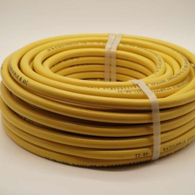 China For Gas Manufacturer Professional Yellow Natural Pvc Gas Hose Flexible Rubber Hose For Stove for sale