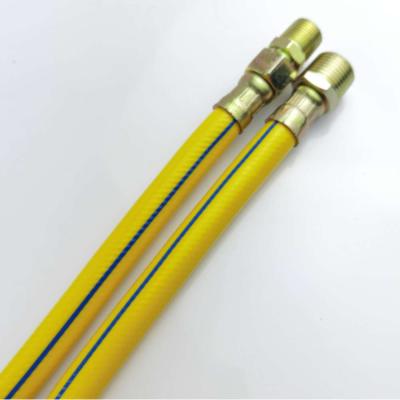 China Professional Yellow Natural Pvc GAS Manufacturer Gas Hose Flexible Rubber Hose For Stove for sale