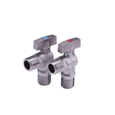 China Heavy Duty Body Fine Triangle Valve Body Metal Pipe Fittings (Red/Blue) Used To Connect Metal Corrugated Pipes for sale