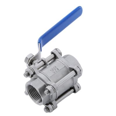 China General Hydraulic Cf8m 1000wog ss bsp threaded price ss 304 316l 2pcs stainless steel ball valve 1/2