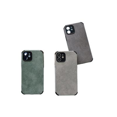 China Newest Design Shockproof Back Cover Phone Case For iPhone 13 pro 12 11 XSmax Ni KE TPU Soft Suede Phone Case for sale