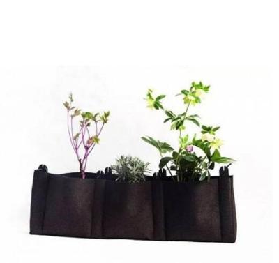 China Simple Grow Pot Felt Planter Growing Bags For Garden Potato 3 Trim Fabric Pot Growing Bags for sale