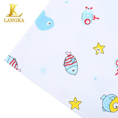 China Langka Anti Static 40S Combed Cotton Print 100% Bamboo Knit Anti Bacterial Fabric By The Yard Wholesale Textiles For Sweaters for sale