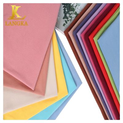 China Langka 60 Cotton 40 Plain Dye Polyester Anti Pill Single Jersey Knit Anti Bacterial Fabric CVC for sale