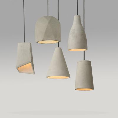 China Modern Industrial Pendant Lamp Cement Vintage Light Fixture For Kitchen Lights Contemporary Art Home Decoration Restaurant for sale