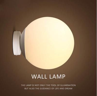 China Modern Modern Folder Personally Led Wall Light With Glass Ball For Bathroom Mirror Home Decor for sale