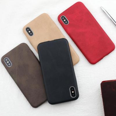 China Case For Cell Phone Phone Cases For iPhone X Case Max xs PU Leather Soft Back Cover For iphone 6 6s 7 8 Plus Case for sale