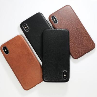 China Case For Cell Phone PU Pattern Leather Phone Case For iPhone 6 6s 7 8 Plus Soft Back Case Skin Cover For iPhone X xs XR Max Case for sale