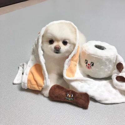 China Viable New Dog Toy Stuffed Toy Unique Pet Hidden Food Dog Sniffing Toy Korean Style Interactive Squeaky Squeak Toy for sale