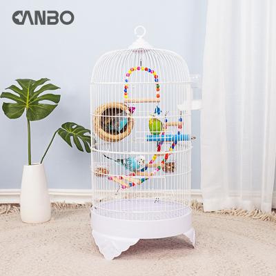 China New Product Breathable Iron Bird Cage Breeding Cage Pet Parrot Bird House Cage Luxury Birds for sale