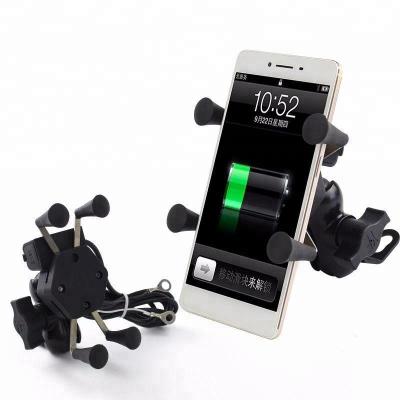 China Durable Universal X-Handle Holder Universal X-Handle Phone Holder Motorcycle Bike Motorcycle GPS Phone Charger Stand for sale