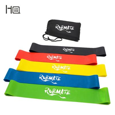 China 100% Natural Latex Fitness Equipment Latex Resistance Bands Exercise Resistance Loop Bands For Booty Building for sale