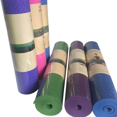 China Custom Line Fitness Natural Rubber Yoga Pilate Exercise Position Mat Eco Friendly Line Mat for sale