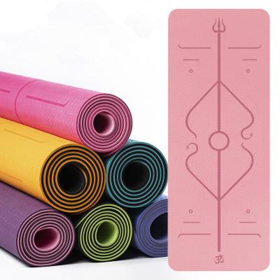 China Hot Selling Eco Friendly Yoga Pilate Exercise Fitness Natural Rubber Yoga Mat Exercise Mat for sale