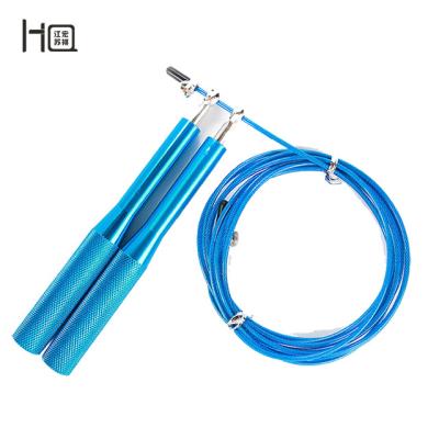 China Aluminum Adjustable Aluminum Jump Rope Gear Grip Training Jump Rope for sale