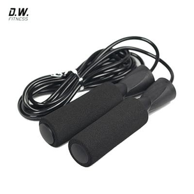 China Professional PVC Rope Fitness Exercise Sponge Handle PVC Jump Rope Adjustable Jump Rope for sale