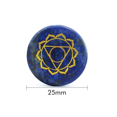 China China Seven Chakra Leaf Natural Stone Lettering Filled with Gold Ink Keepsake Gem Crafts for sale