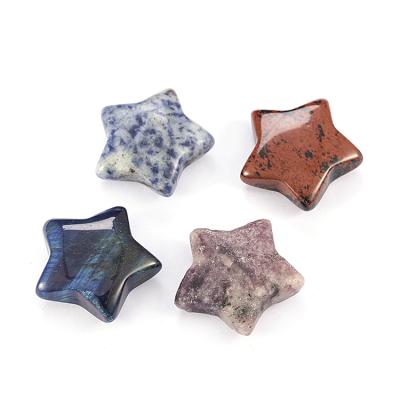 China Spot Natural Stone Natural Star Stone Five-pointed Crystal Stones Jewelry From China Manufacturer for sale