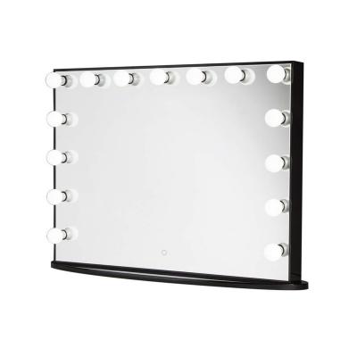 China Desktop Mirror Hotsale Hollywood Style Frameless Makeup Mirror With Lights for sale