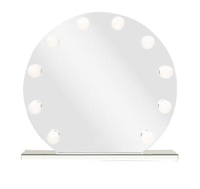 China Mirror fancy desk mirror on the mirror hollywood makeup mirror with lights around the edge for sale