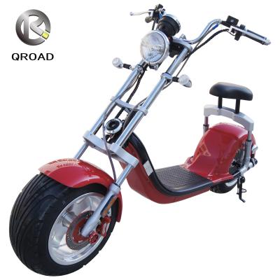 China EEC 1000W Citycoco Electric Scooter COC Lithium Battery Adult Electric Motorcycle 12Inch 45Km/h 25Km/h for sale