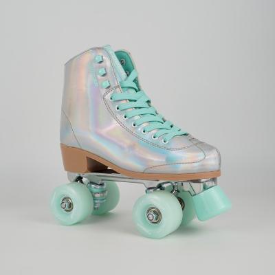 China RollerSoft Summer Winter Stone Shoe Spring Steel PVC Shell Anti Cheapest PU Quality Wholesale Roller Skates for sale