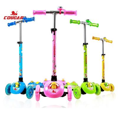 China PU Wheel MHBC-02 Scooter 4 Wheels Adjustable Sizes Four Wheels Instant Kick Scooter For 3 Toddler 12Yrs Girl Kids Boys Children for sale