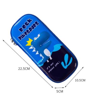 중국 귀여운 학생 만화 문구 상자 EVA 사용자 지정 로고 3D 안티 드롭 펜스 케이스 어린이 판매용