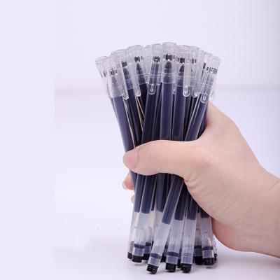 China Automatic Ink Filling Gel Ink Refill Pens 05mm for Bulk Colored Plastic Ballpoint Pen for sale