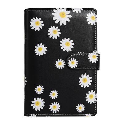 China Money Saving Stuffing Planner Notebook Cover with Printed PU Leather Budget Binder for sale