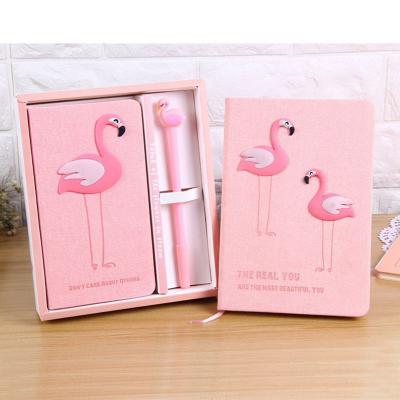 China A6 Pink Spiral Hardcover Manifestation Goal Diary Journal Planner Notebook Gift Set for sale