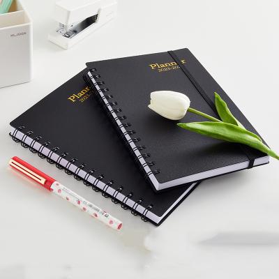 Chine Carnet de bord personnalisable en A5 noir avec logo et taille personnalisés à vendre