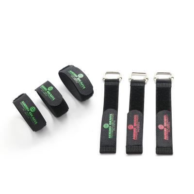 China Wholesale Self Adhesive Colorful Reusable Tie Straps Black Custom Printed Logo Loop Hook And Loop Strap / Cable Tie Hook Loop zu verkaufen