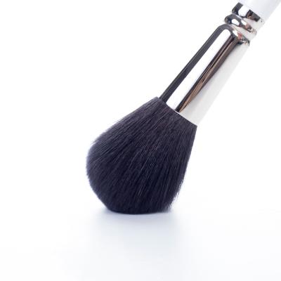 China Copper Round Head Premium Olive Hair Goat Brush Face Powder Brush A02 Domed Head OEM for sale