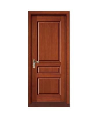 China Factory Sale Modern Design Various American Luxury Rustic Veneer Cut Out Wooden Door For Main Door for sale