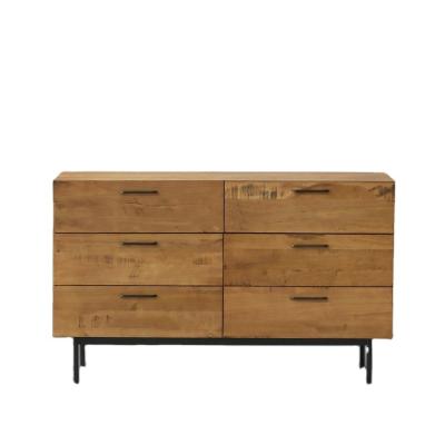 China Oakland Modern Large Volume Combo Solid Wood Sideboard Of Storage Cabinet Modern With 4 Drawers for sale